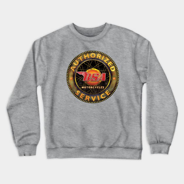 British motorcycle Motorcycles 17 Crewneck Sweatshirt by Midcenturydave